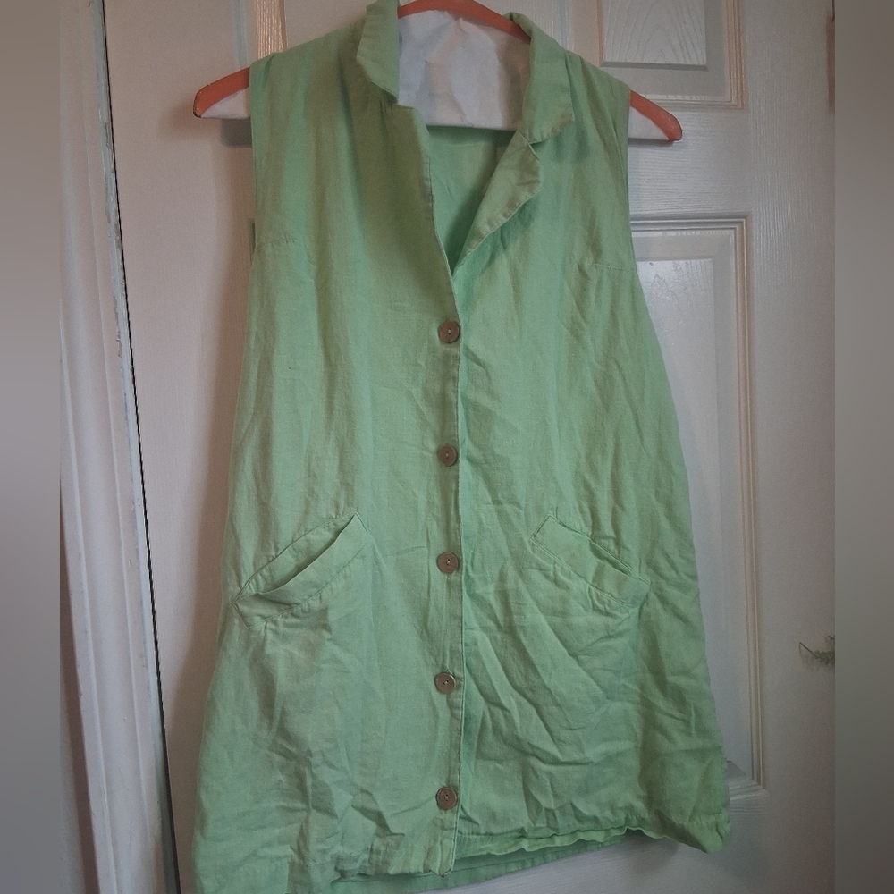 Free People Mint Green Top